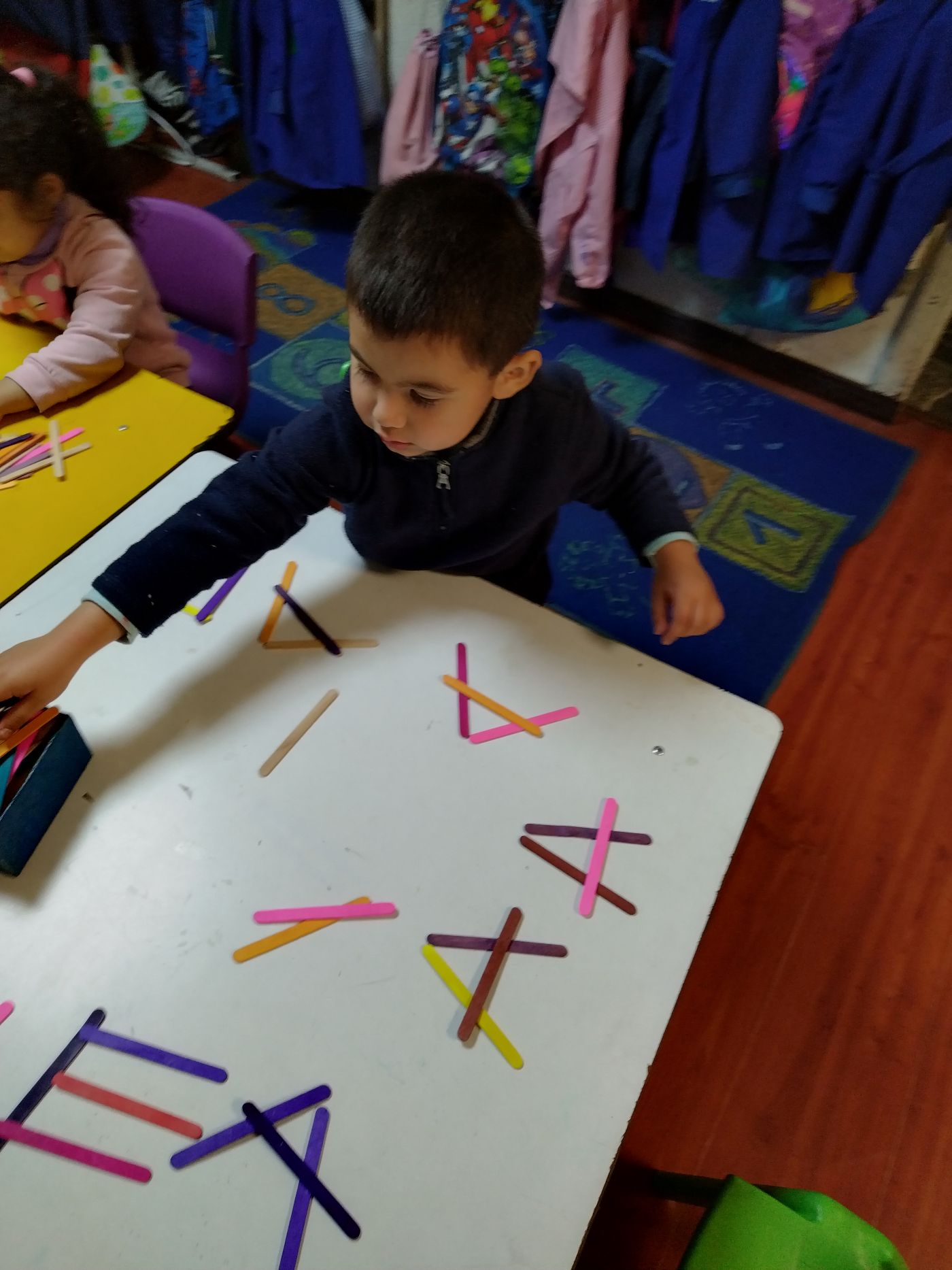 Actividad en el jardín infantil (foto)