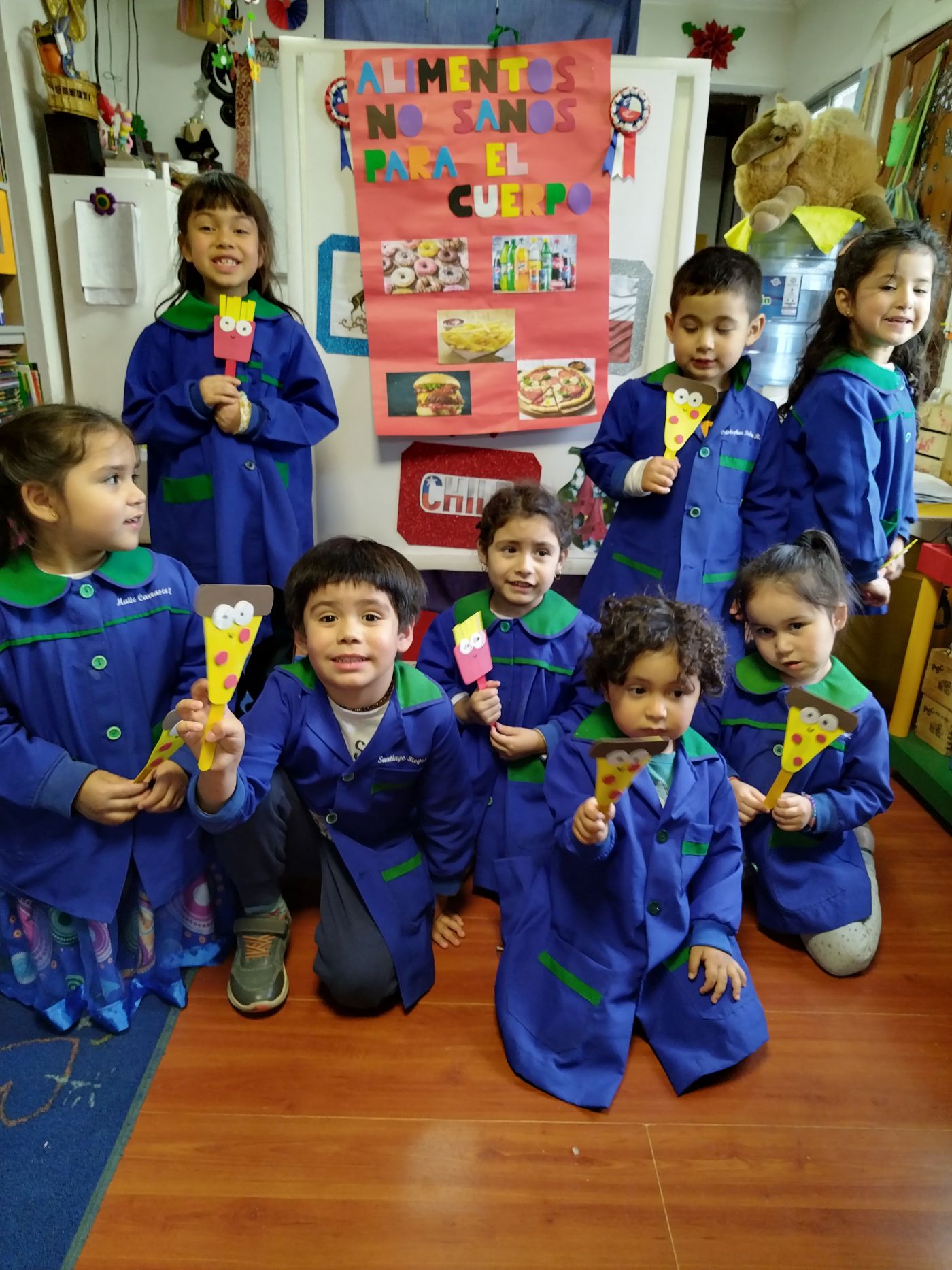 Actividad en el jardín infantil (foto)