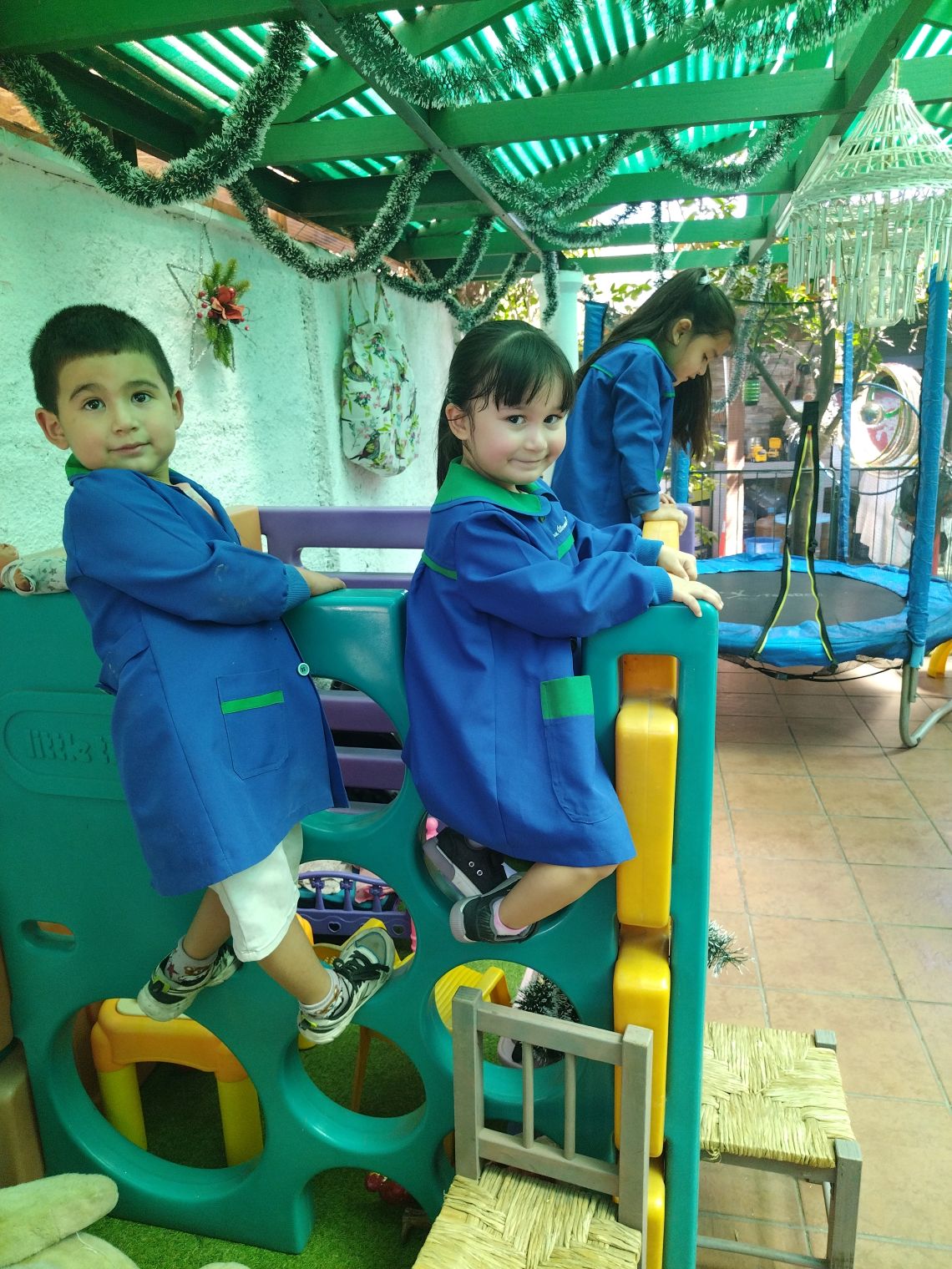 Actividad en el jardín infantil (foto)