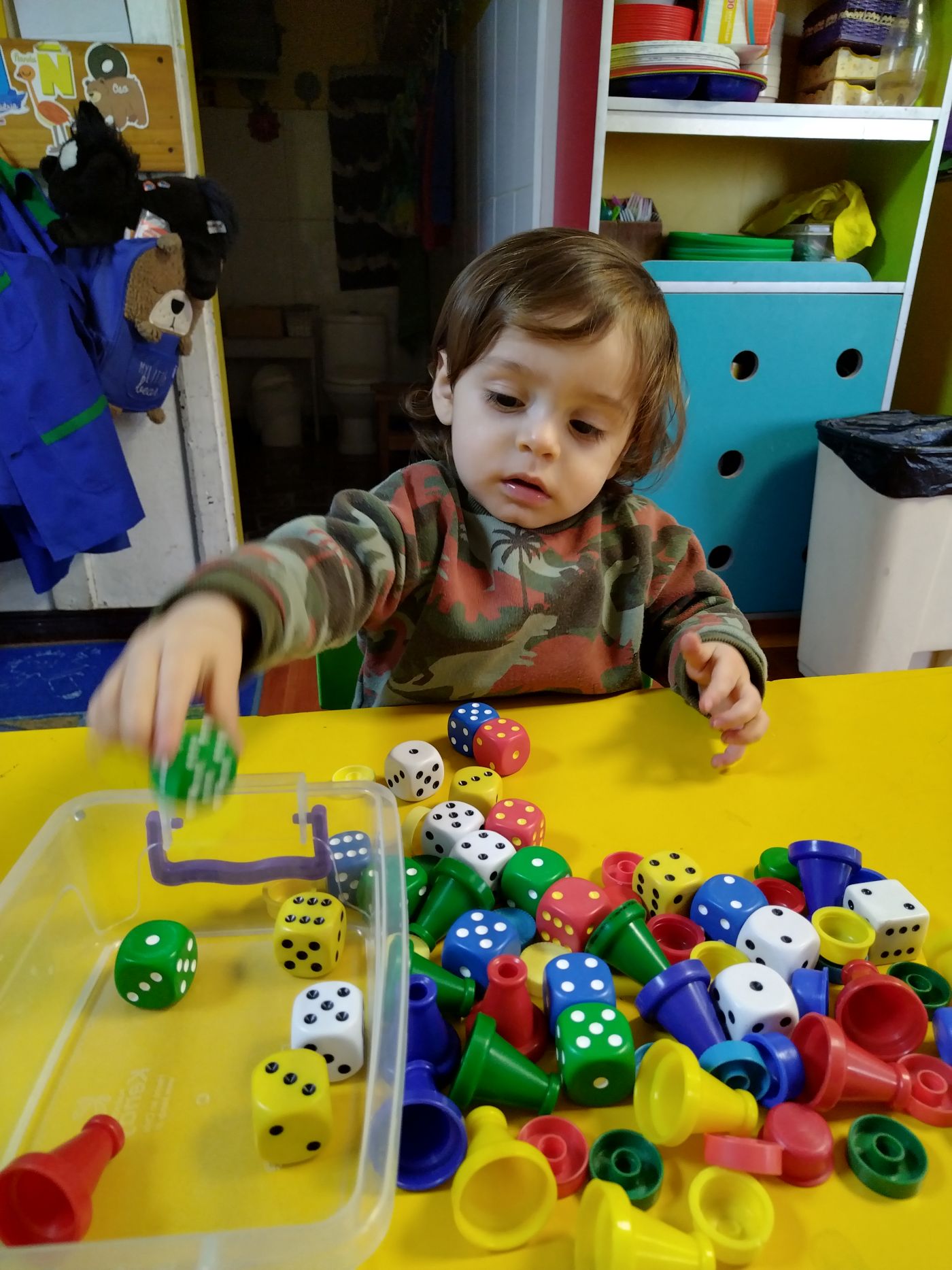 Actividad en el jardín infantil (foto)