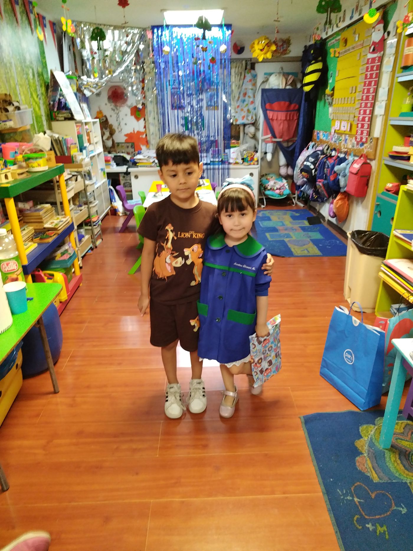 Actividad en el jardín infantil (foto)