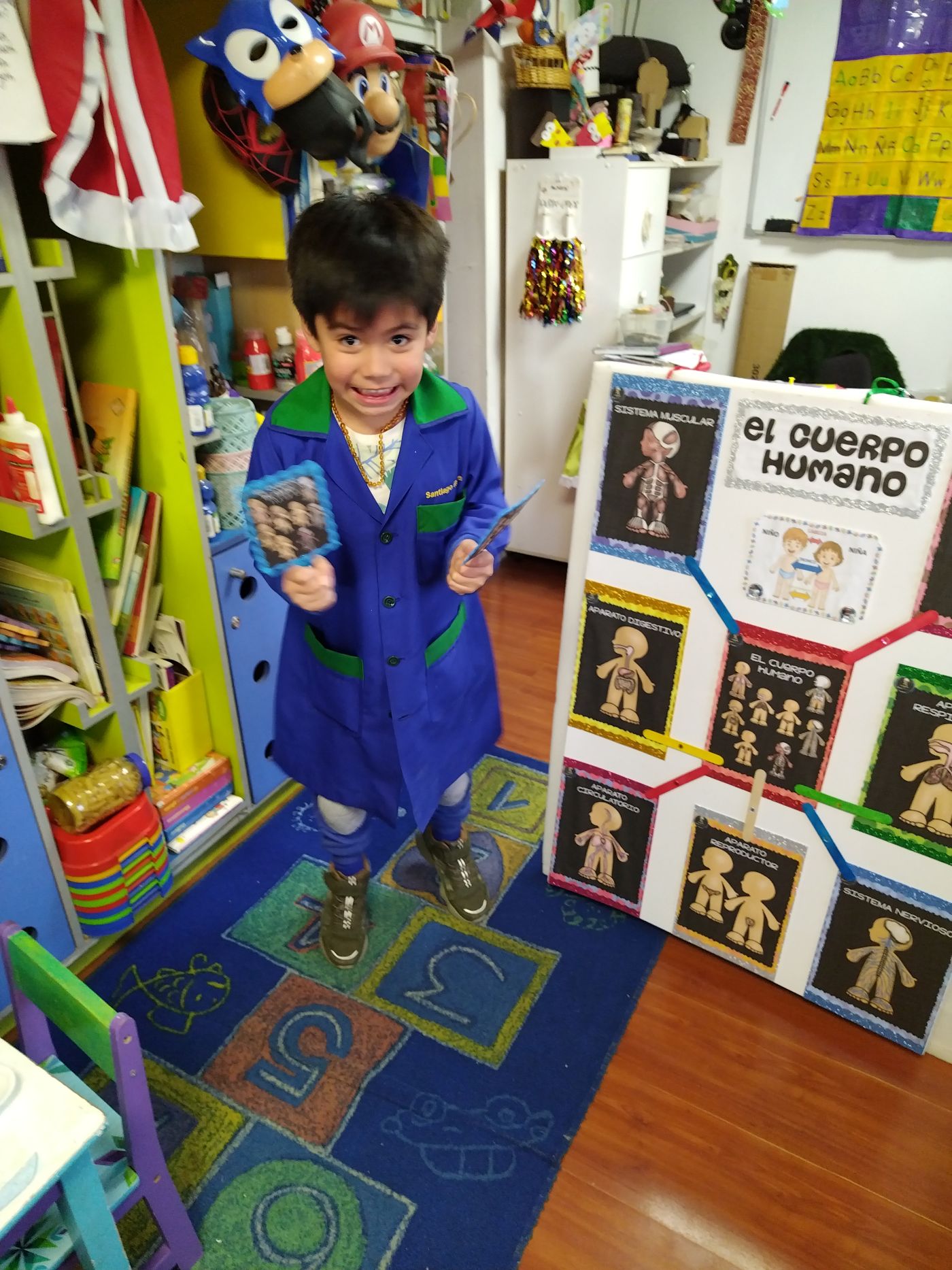 Actividad en el jardín infantil (foto)