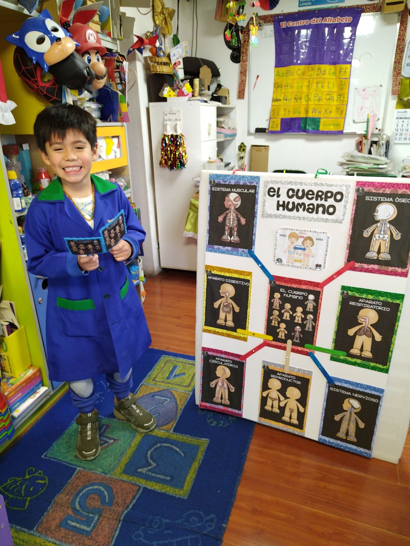 Actividad en el jardín infantil (foto)