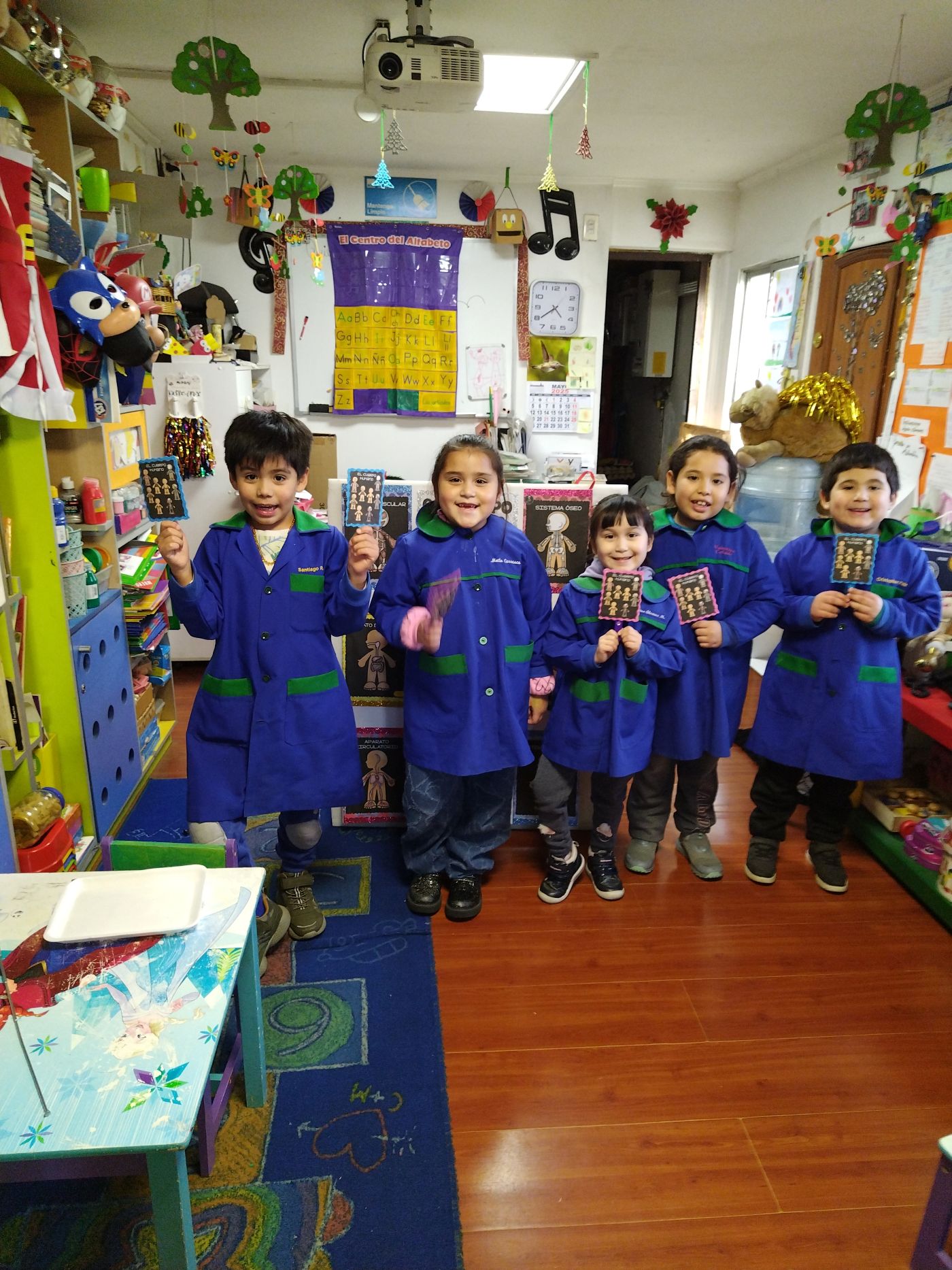 Actividad en el jardín infantil (foto)